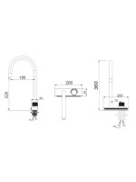 Смеситель для кухни РМС SUS130PVD-017F графит