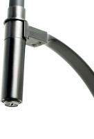 Смеситель для кухни Lemark Soul LM6007BL с гибким изливом, черный