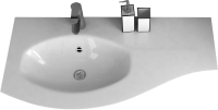Мебельная раковина Cezares 50153 104х52 L bianco