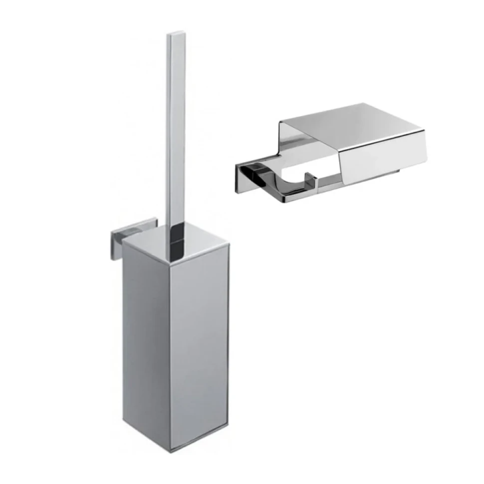 Набор Держатель Colombo Design Look B1691.000 + Ершик B1627.CR ABS
