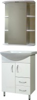 Тумба с раковиной СаНта Грация 60 2 двери, 2 ящика