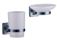 Набор Мыльница Fashun A26 A2602-17 + Стакан A26-17 A2606-17 Набор Мыльница Fashun A26 A2602-17 + Стакан A26-17 A2606-17