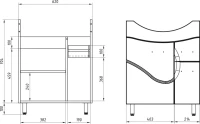 Мебель для ванной комнаты ASB-Mebel Альфа 65 Мебель для ванной комнаты ASB-Mebel Альфа 65