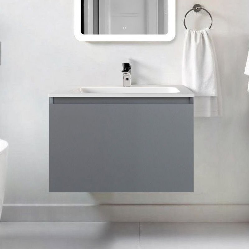 Тумба под раковину без столешницы Art&Max Латина (Latina) 60 подвесная, серая