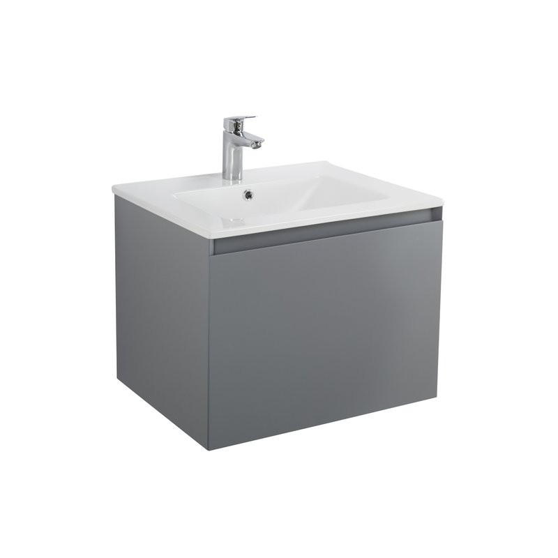 Тумба под раковину без столешницы Art&Max Латина (Latina) 60 подвесная, серая