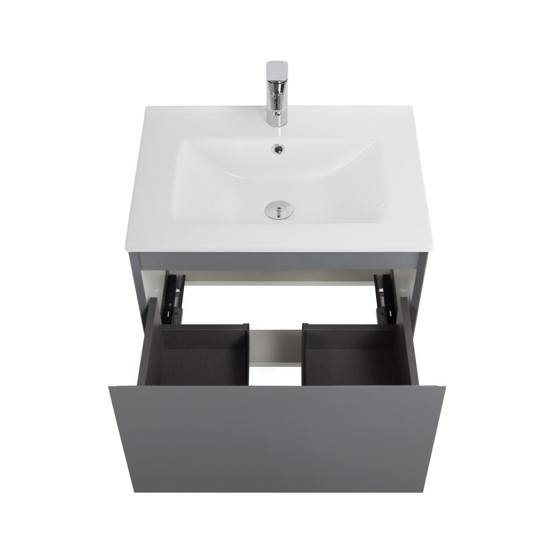 Тумба под раковину без столешницы Art&Max Латина (Latina) 60 подвесная, серая