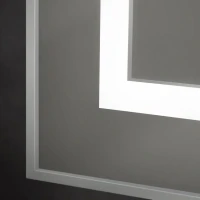 Зеркало BelBagno Kraft 100x80 с подсветкой, сатин