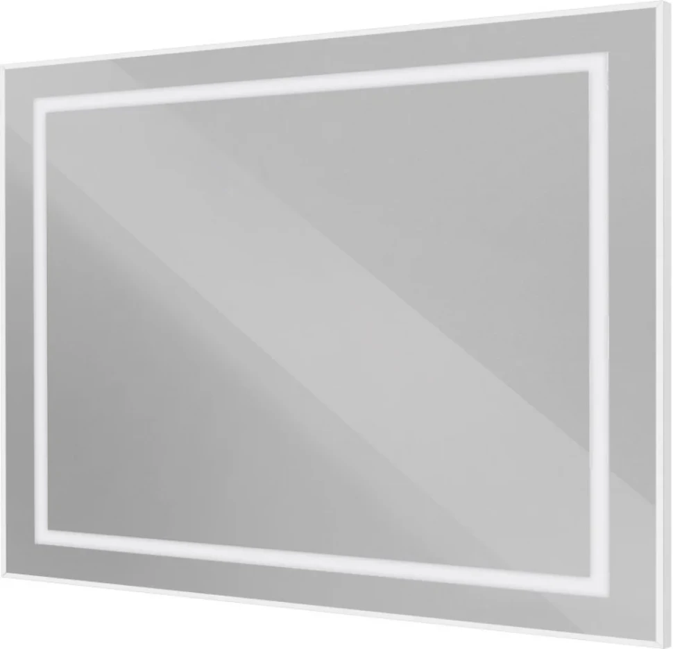 Зеркало BelBagno Kraft 100x80 с подсветкой, сатин