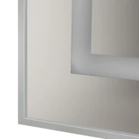 Зеркало BelBagno Kraft 100x80 с подсветкой, сатин
