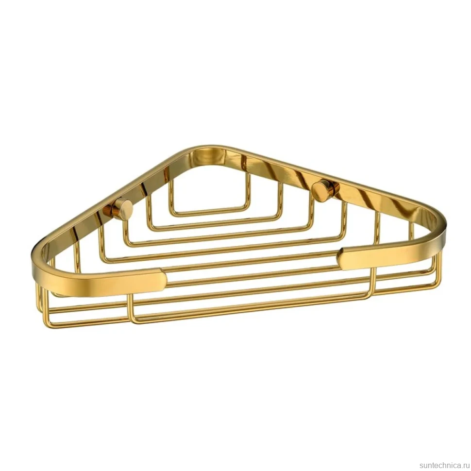 Полка Wasserkraft Sauer K-733POLISHED GOLD угловая, глянцевое золото