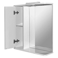 Шкаф с зеркалом в ванную MIXLINE 65х19х72,5 Белый ПВХ Шкаф с зеркалом в ванную MIXLINE 65х19х72,5 Белый ПВХ