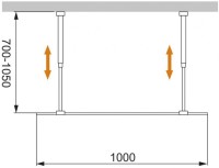 Душевая перегородка Cezares Liberta -L-2-100-C-Cr