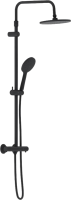 Душевая стойка Damixa Jupiter 977800300 черная матовая