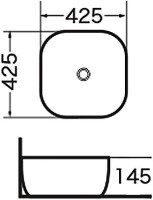 Накладная раковина Grossman GR-3019 45