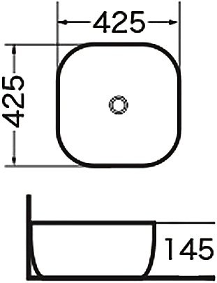 Накладная раковина Grossman GR-3019 45