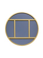 Зеркало круглое Dreja Miro 70 золото