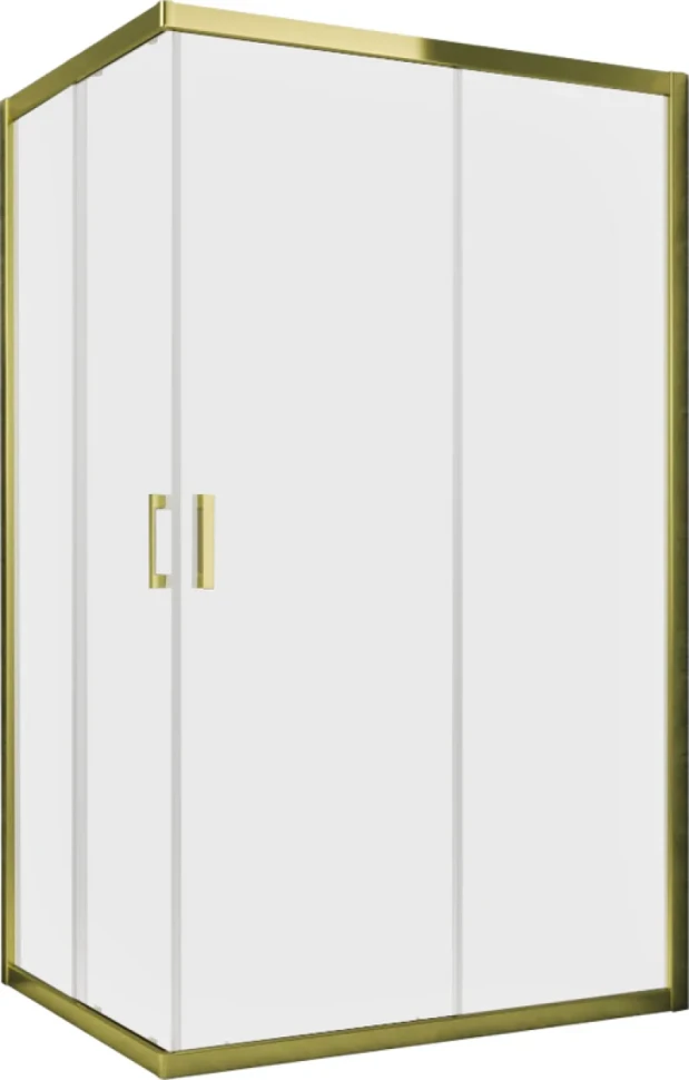 Душевой уголок Vegas Glass ZA-F Tur Novo h1900 120*110 09 10 профиль золото, стекло сатин