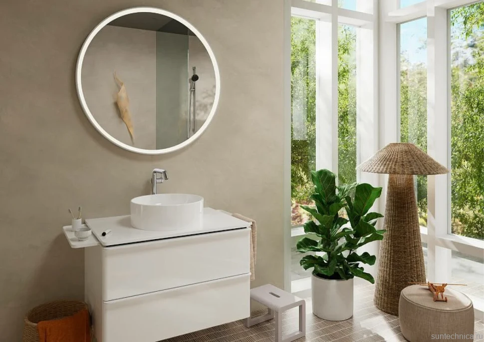Смеситель для раковины Hansgrohe Tecturis S Fine 240 CoolStart 73370000 хром