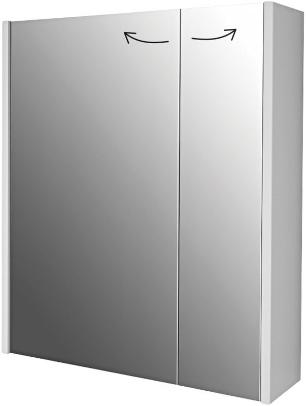 Зеркало-шкаф Dreja Prime 60 белый