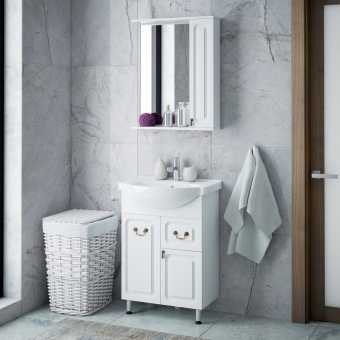 Мебель для ванной Corozo Элегия ретро 60, напольная, бронза