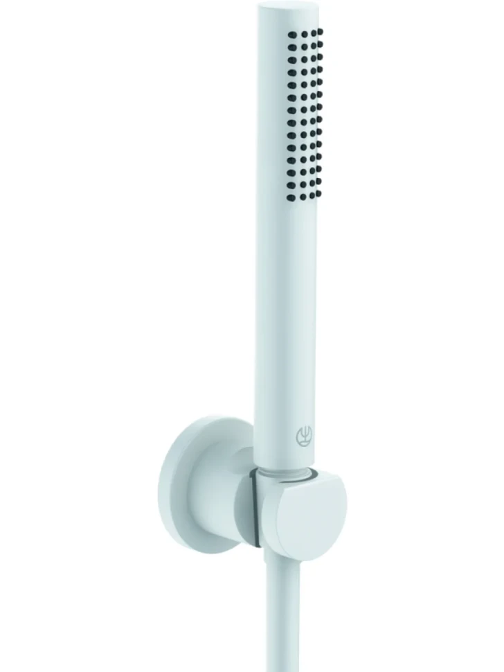 Душевой гарнитур Kludi Nova Fonte Puristic 2085053-15 белый матовый