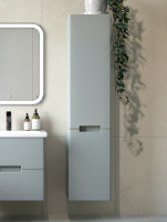 Шкаф-пенал для ванной SanStar Ориана универсальный, серый