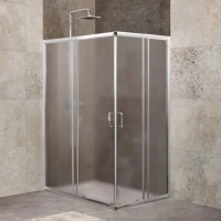 Душевой уголок BelBagno Unique AH-2-100/115-75/90-P-Cr стекло punto