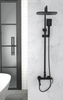 Душевая стойка BelBagno Acqua ACQUA-VSCM-NERO черный матовый