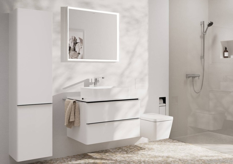 Смеситель для раковины Hansgrohe Tecturis E 240 Fine 73070000 хром