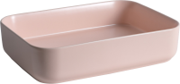 Накладная раковина Allen Brau Fantasy Quad 50x36, розовая