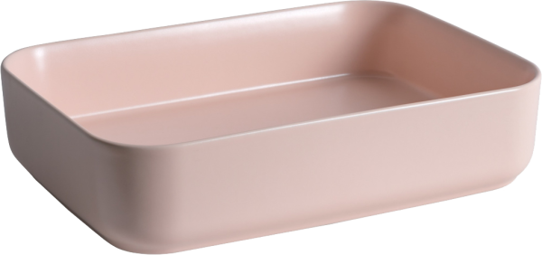 Накладная раковина Allen Brau Fantasy Quad 50x36, розовая