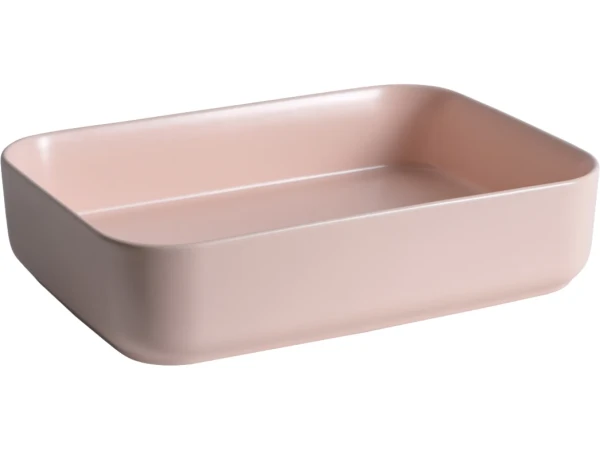 Накладная раковина Allen Brau Fantasy Quad 50x36, розовая