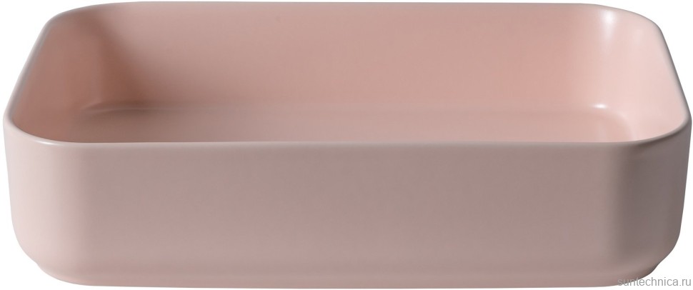 Накладная раковина Allen Brau Fantasy Quad 50x36, розовая