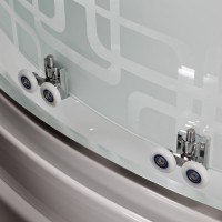 Душевая кабина DTO D EM2780GM профиль хром, стекло матовое с узором