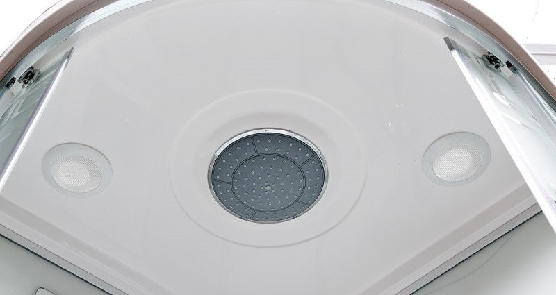 Душевая кабина DTO D EM2780GM профиль хром, стекло матовое с узором