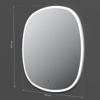 Зеркало AM.PM Func 80 квадратное Зеркало AM.PM Func 80 квадратное