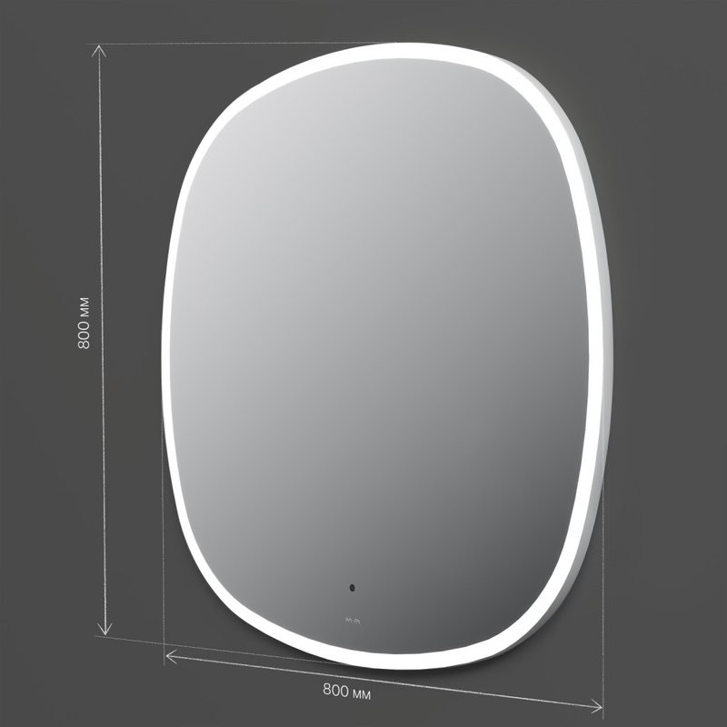 Зеркало AM.PM Func 80 квадратное