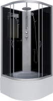 Душевая кабина Niagara Classic NG-2509-14BKT 100х100 см, без крыши, с тропическим  душем