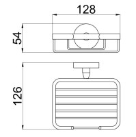 Мыльница Allen Brau Priority 6.31004-MG настенная