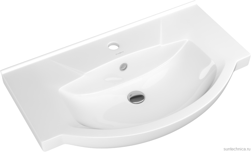 Тумба с раковиной Corozo Мирра 75 белая