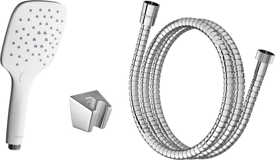 Душевой комплект Смеситель Ravak Chrome CR 022.00/150 + Гарнитур 907.00