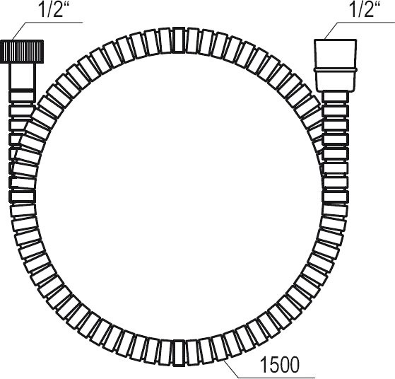 Душевой комплект Смеситель Ravak Chrome CR 022.00/150 + Гарнитур 907.00