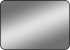 Зеркало DIWO Кострома 100 черное, с подсветкой светодиодной, инфракрасный выключатель, прямоугольное