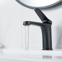 Смеситель для раковины Shevanik S6201H черный