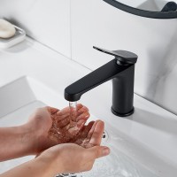Смеситель для раковины Shevanik S6201H черный