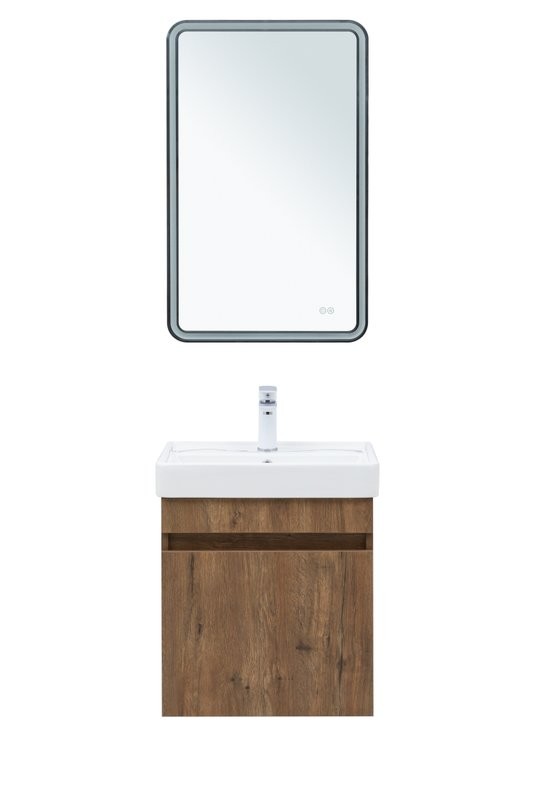 Мебель для ванной комнаты Aquanet Оптима 50 подвесная, дуб рустикальный