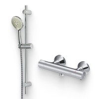 Душевой комплект Термостат AM.PM Like F8040000 + Гарнитур Gem F0190100 Душевой комплект Термостат AM.PM Like F8040000 + Гарнитур Gem F0190100