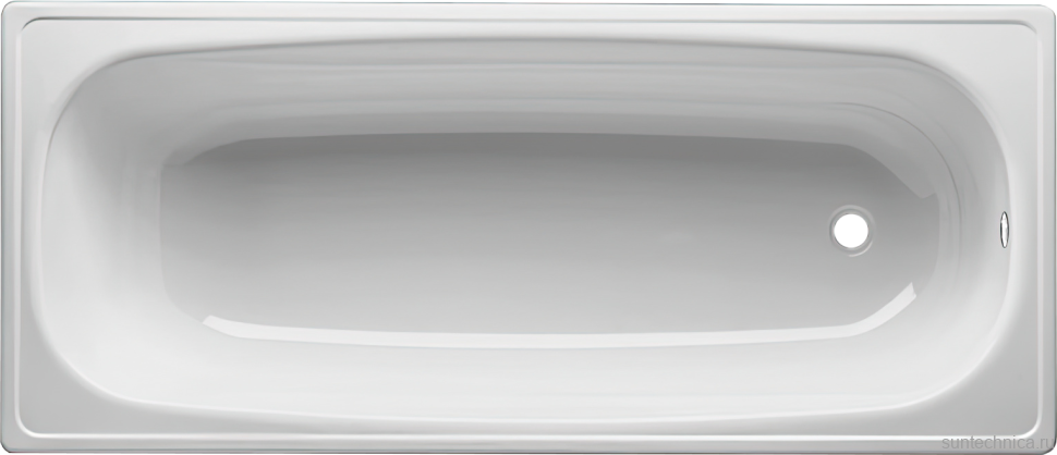 Стальная ванна BLB Europa B60ESLS 160x70 см, пристенная, на ножках APMROBZF