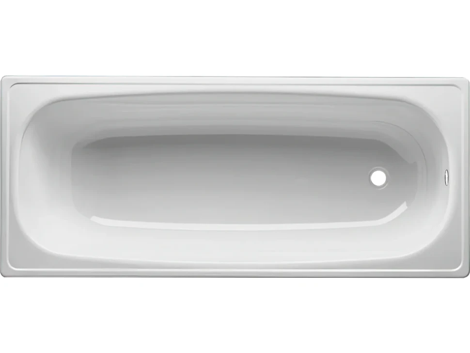 Стальная ванна BLB Europa B60ESLS 160x70 см, пристенная, на ножках APMROBZF