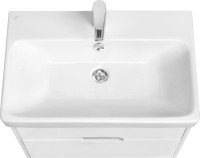 Тумба с раковиной AQUATON Оливия 70 белая матовая